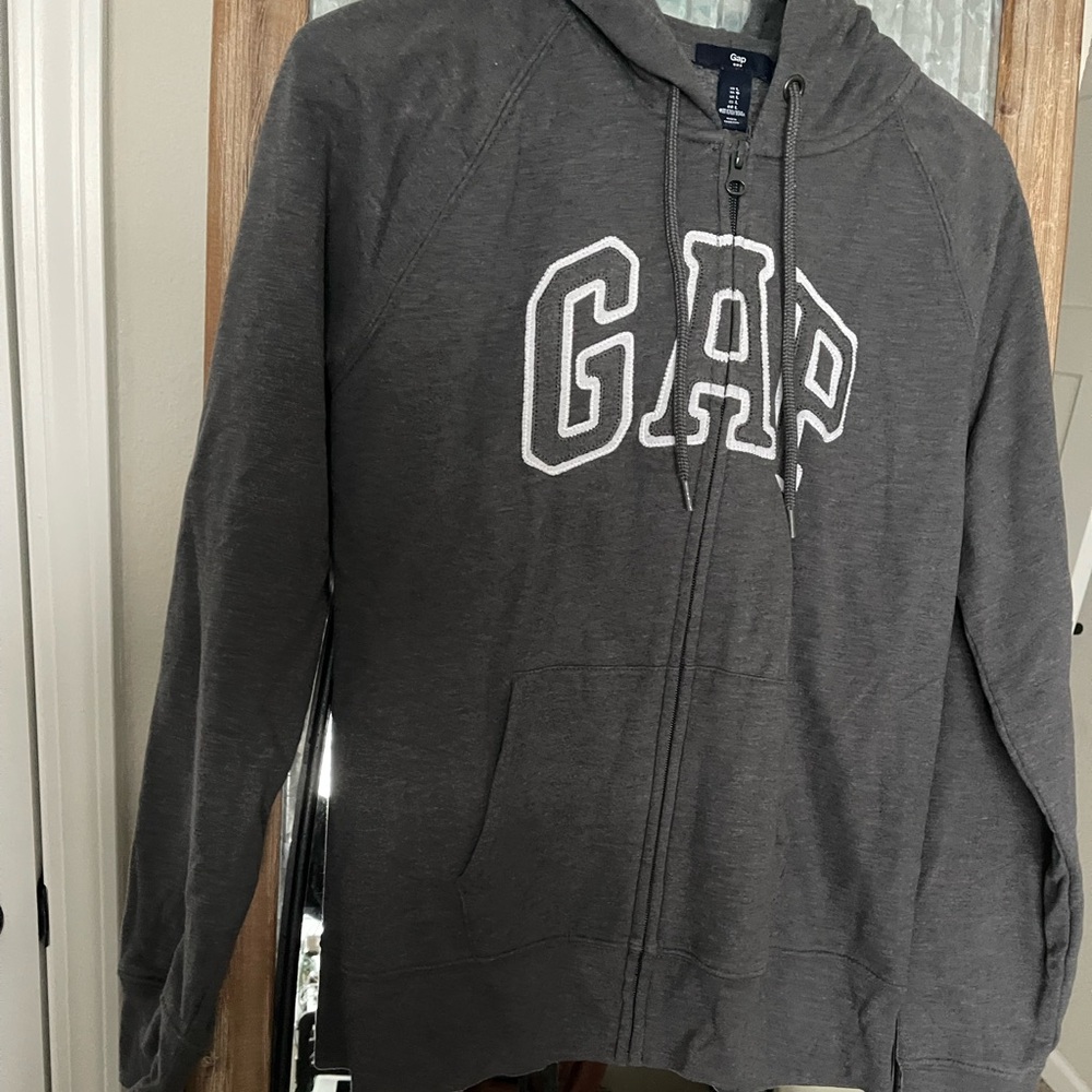 GAP women’s Gray Hoodie Jacket